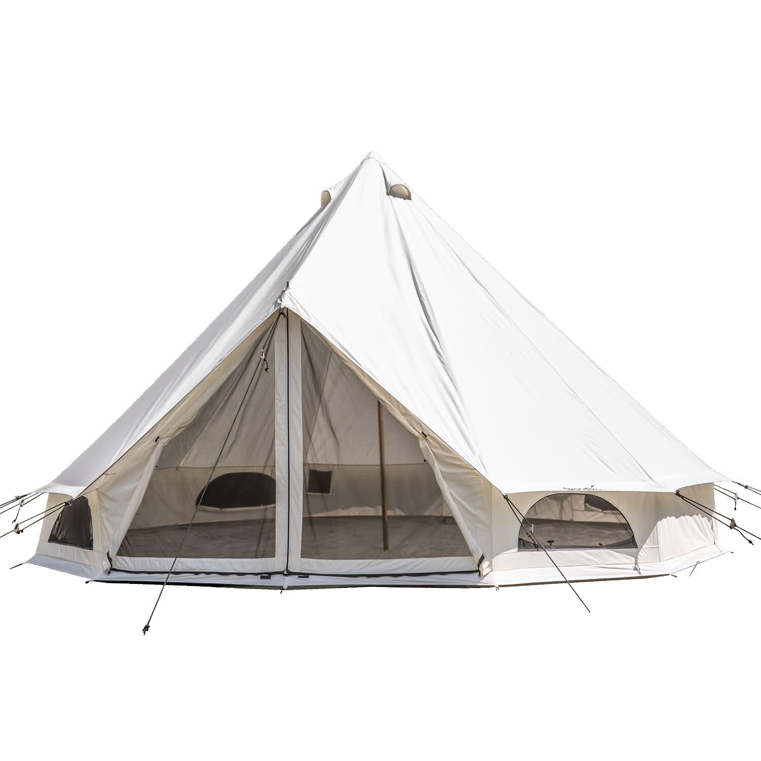 Namiot kempingowy Tipi Jatuni 400 Protect, 8-osobowy, 1 duża sypialnia