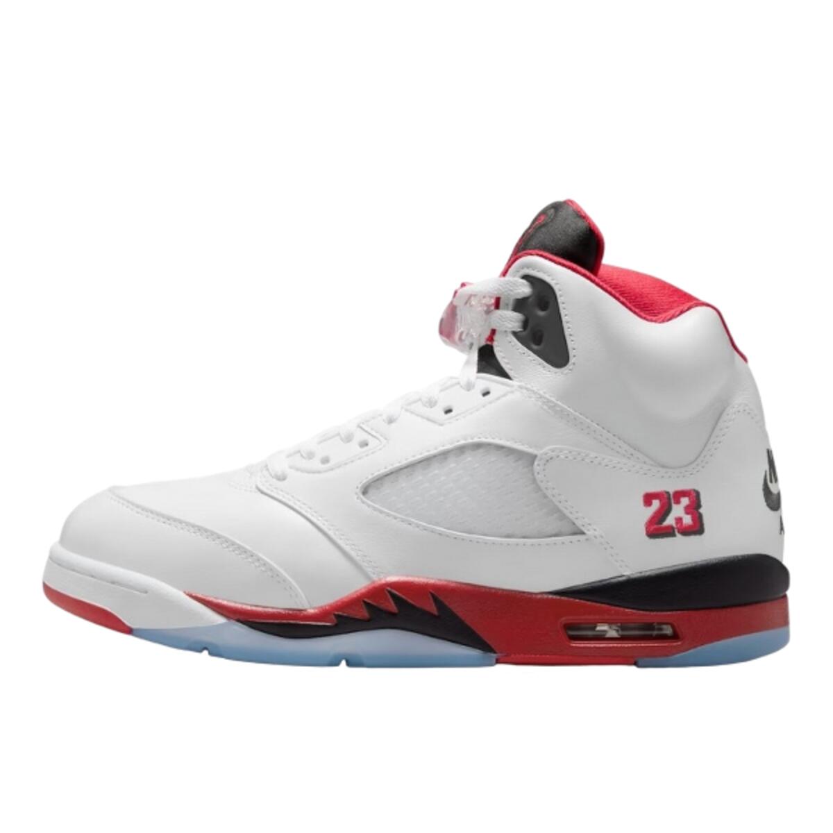 Air Jordan 5 Retro Fire Red Black Tongue (2025)