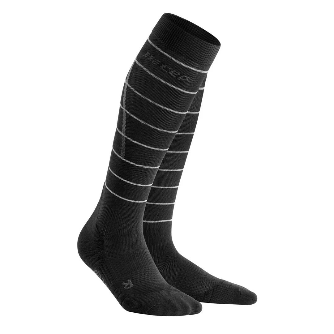 Skarpety kompresyjne damskie sportowe CEP Reflective wysokie