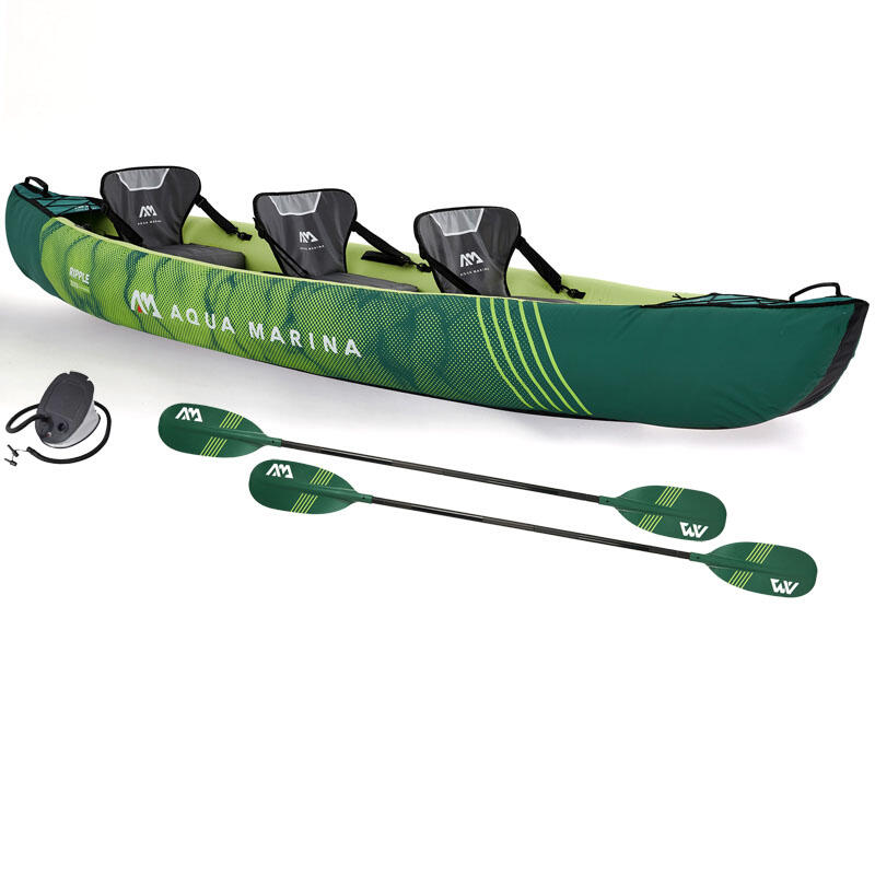 Фото - Байдарка / каное Aqua Marina Kajak pompowany 3-osobowy 12'2"  Recreational Canoe 