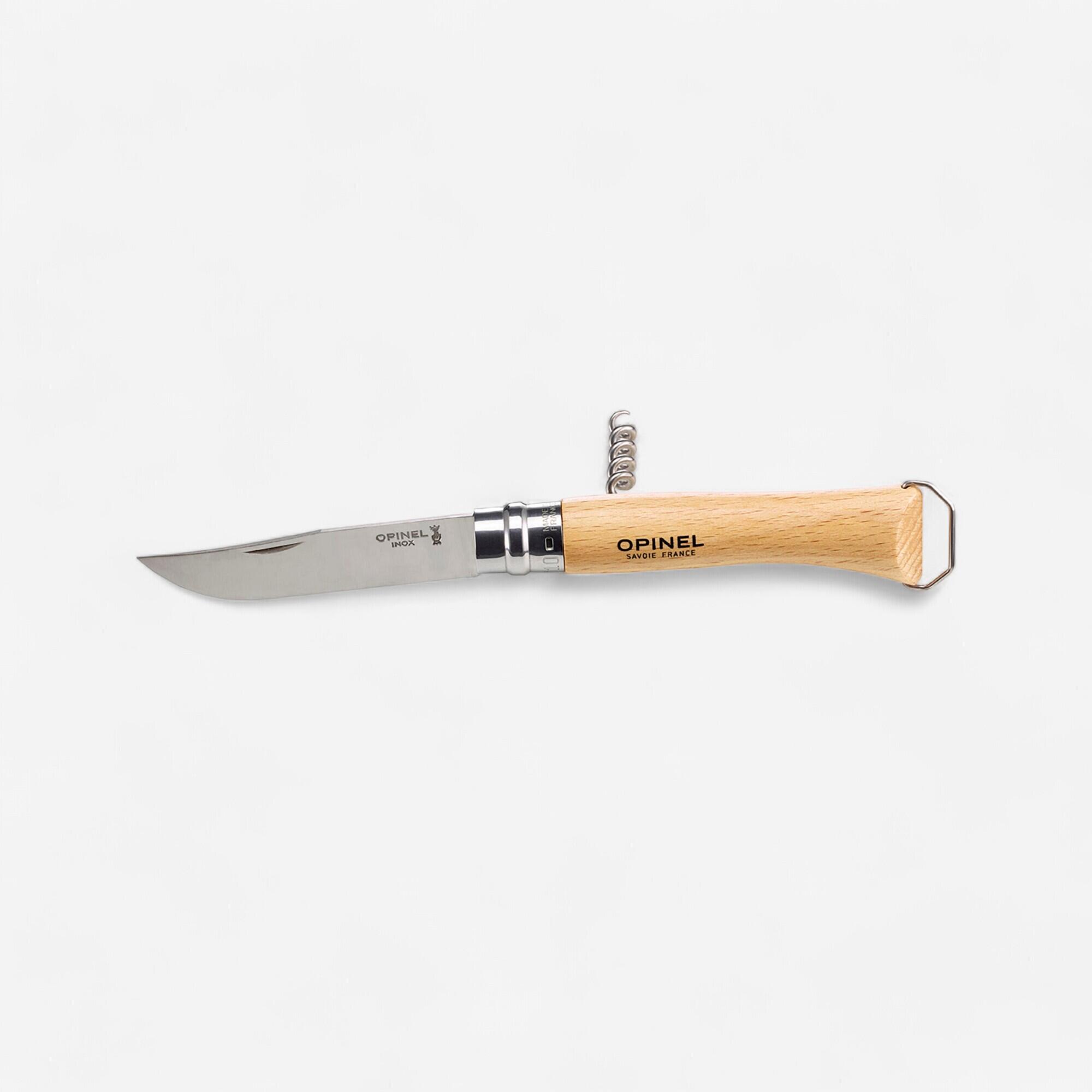 Nóż Opinel outdoor 10 cm składany nr 10 z korkociągiem