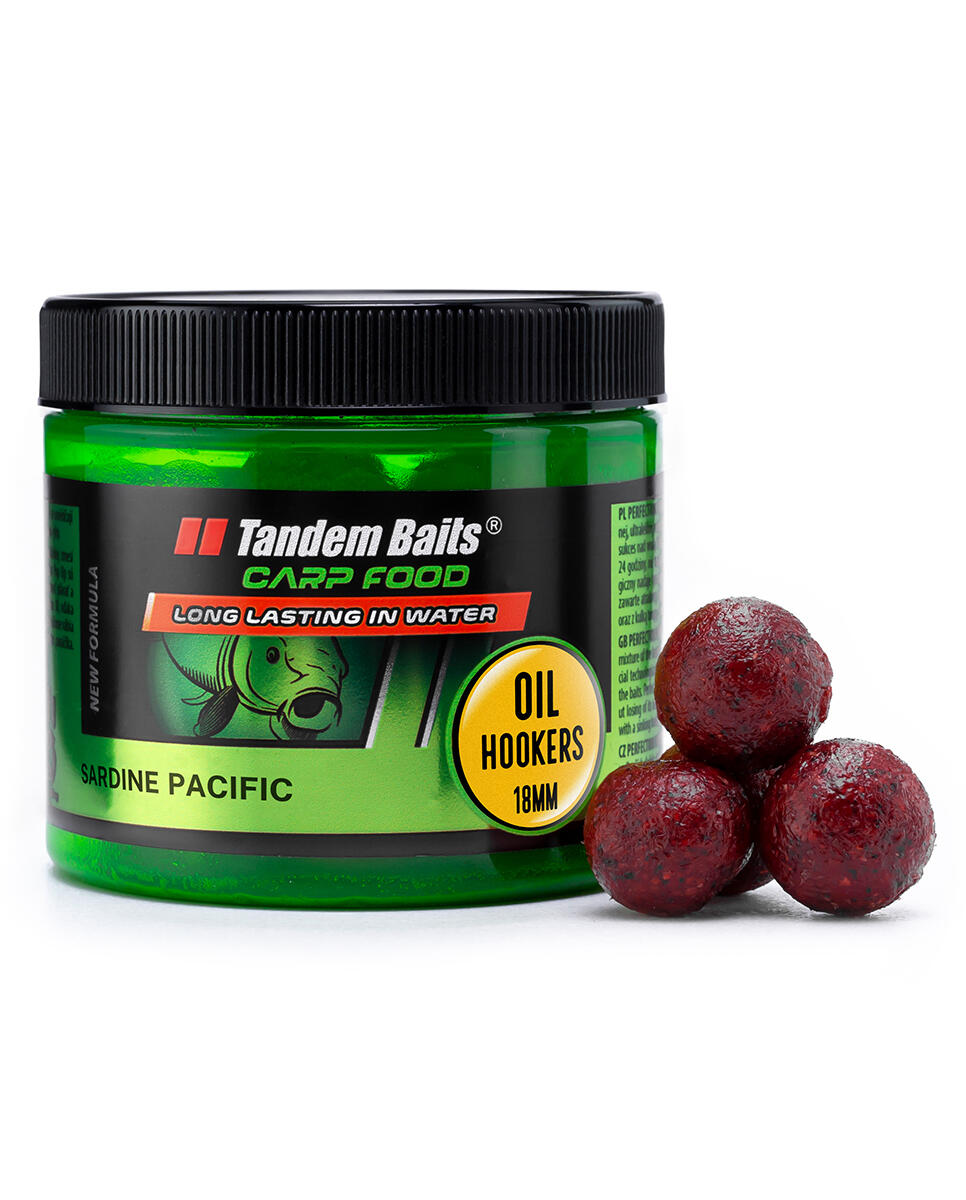 Kulki haczykowe Carp Food Oil Hookers 18mm/120g Sardynka Pacyficzna
