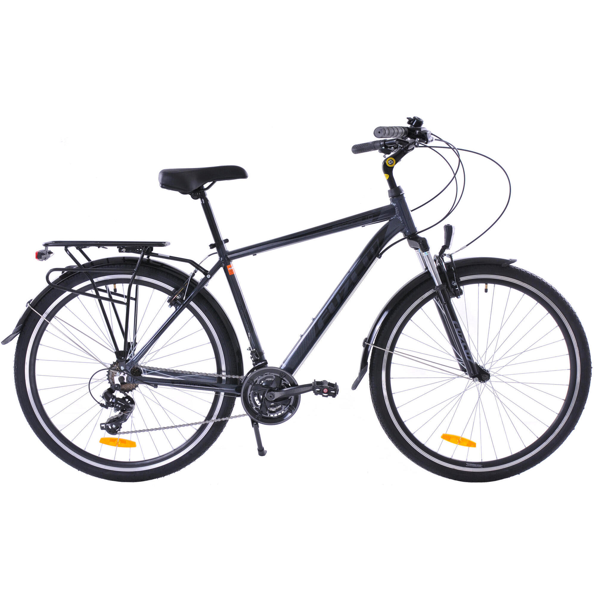 Rower trekkingowy 28 Fuzlu Escape 1.0 Men (20) grafit/czarny/czarny połysk