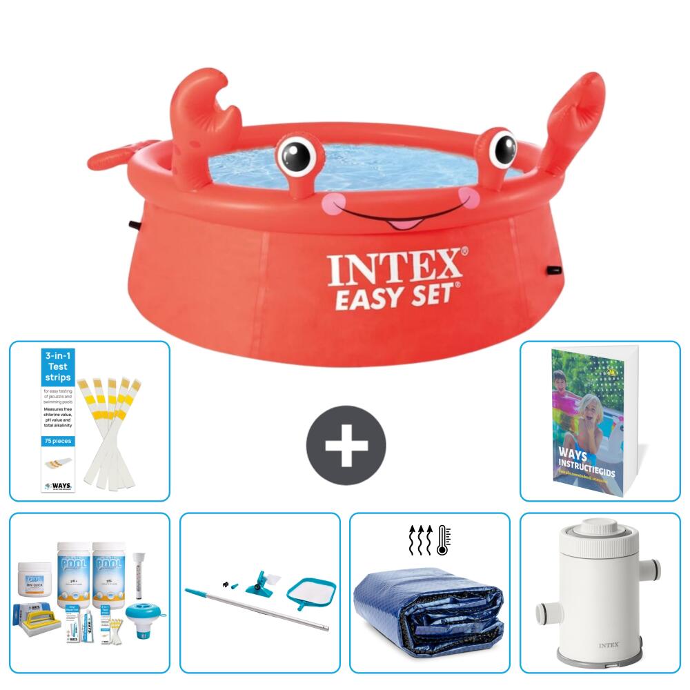 INTEX Basen Easy Set Okrągły - Krab - 183x51 cm - 7-częściowy S93