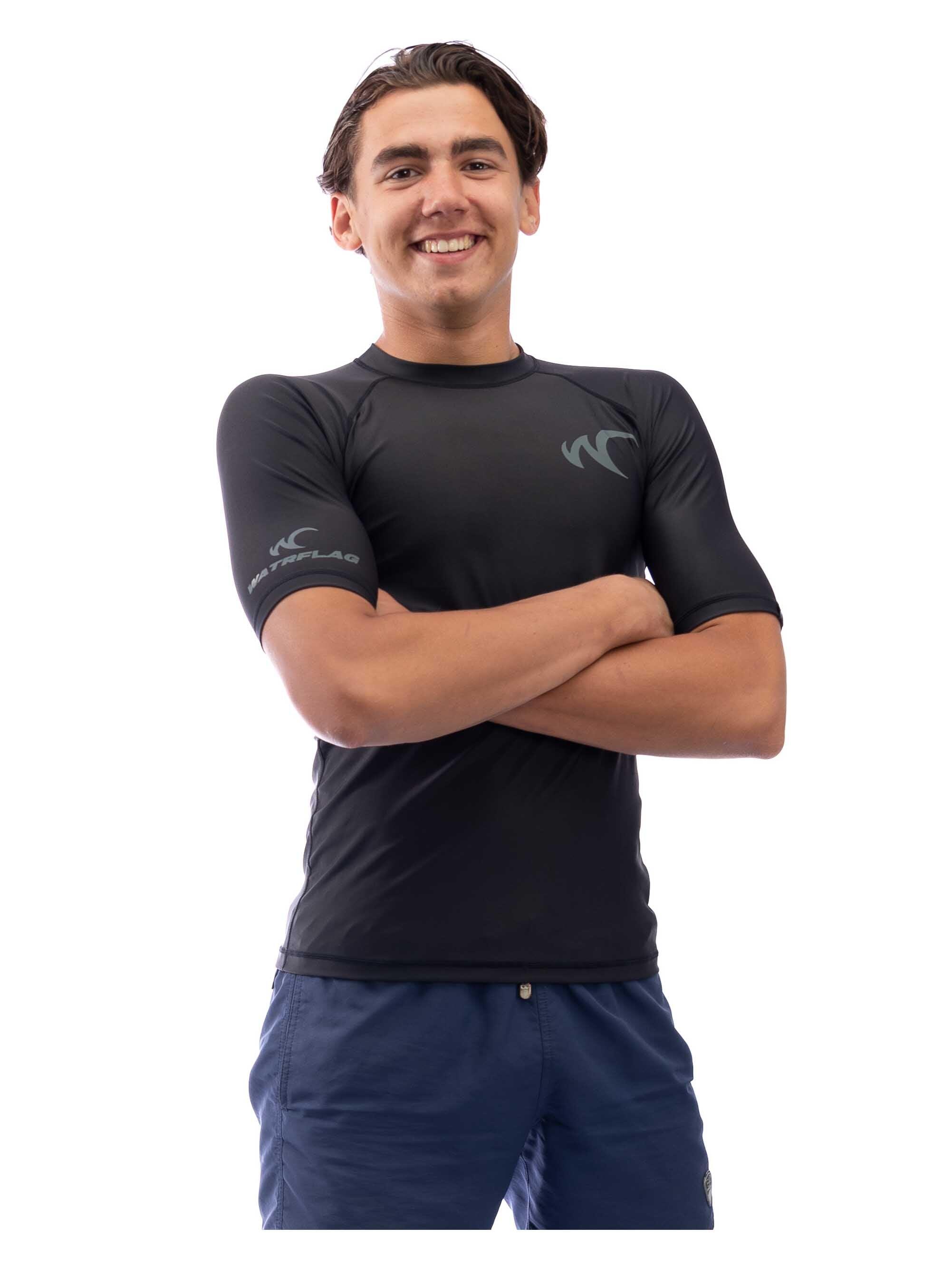 Męska koszulka Watrflag Barcelona Bodyfit czarny