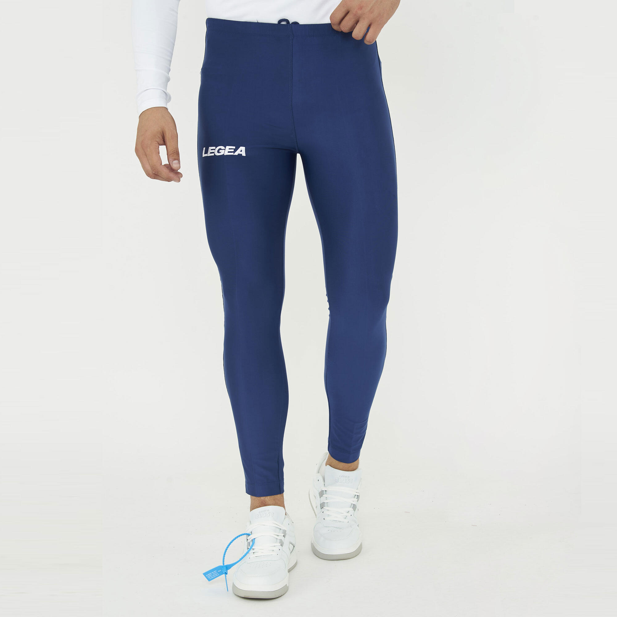 Spodnie Męskie do Biegania PANT SLANCIO Slim Fit Ergonomiczne Niebieskie