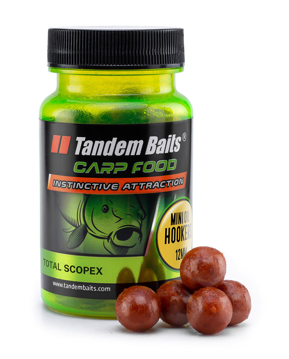 Mini kulki haczykowe Carp Food Oil Hookers 12mm/50g Total Scopex