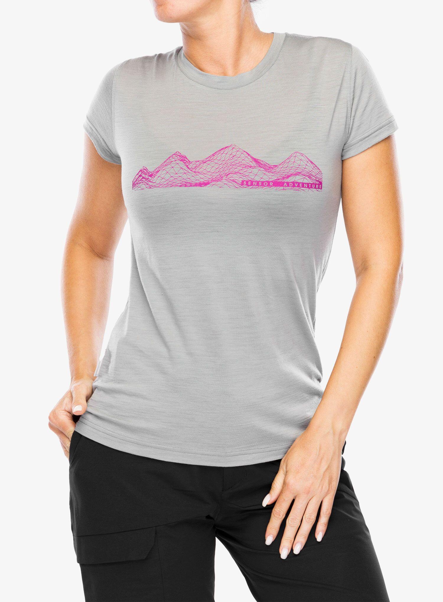Koszulka damska Sensor Merino Active PT Tee S/S