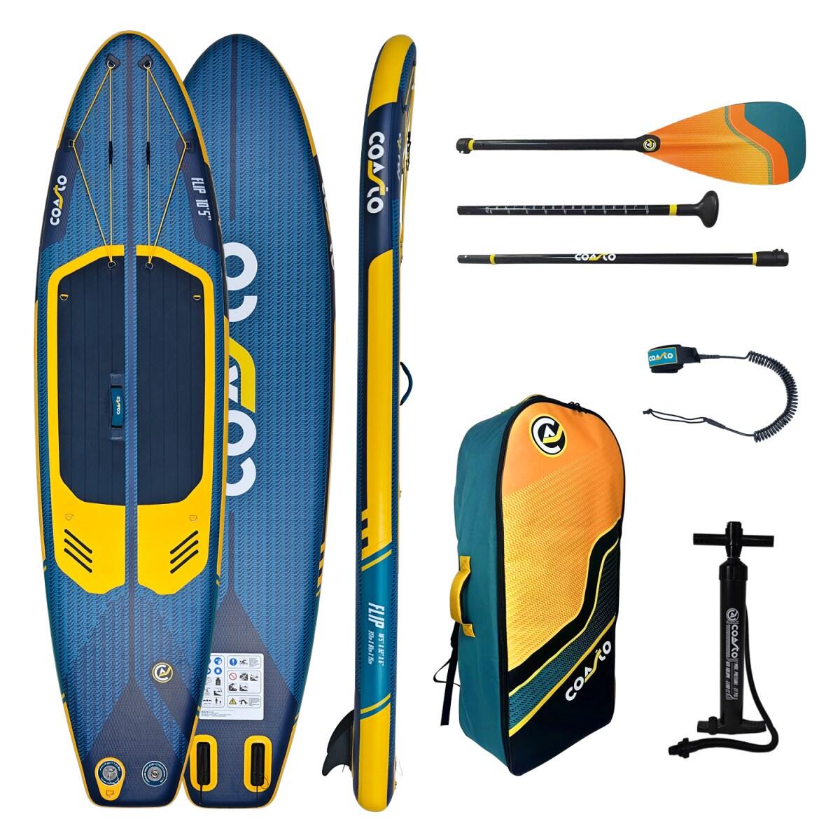 Dmuchana deska SUP Coasto FLIP 10'5 317x81x15cm 125kg Wyposażenie Wysokiej Klasy