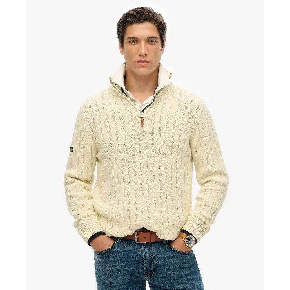 Sweter 1/2 zip Superdry Classic Cable