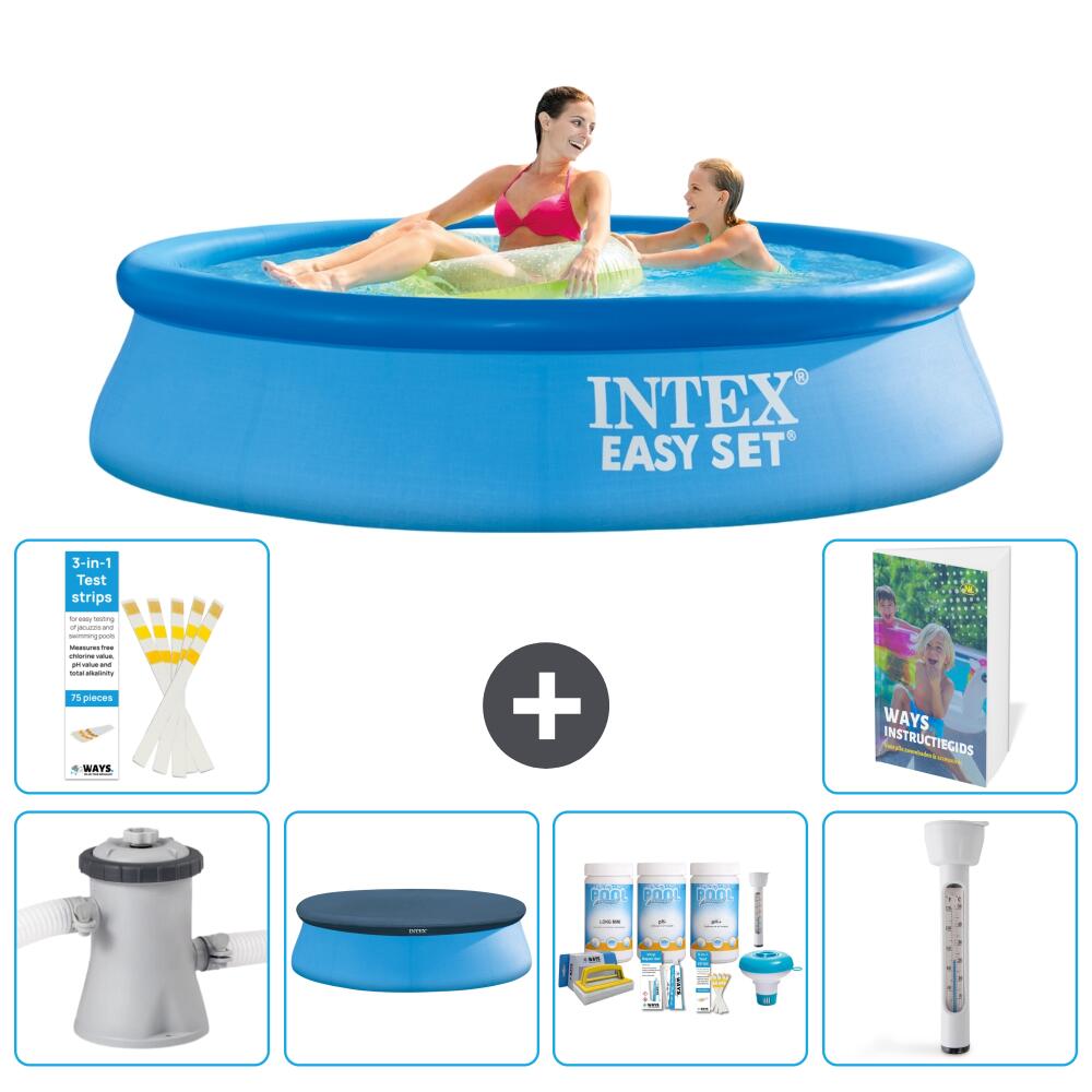 INTEX Basen Easy Set Okrągły - 244x61 cm - 7-częściowy S226