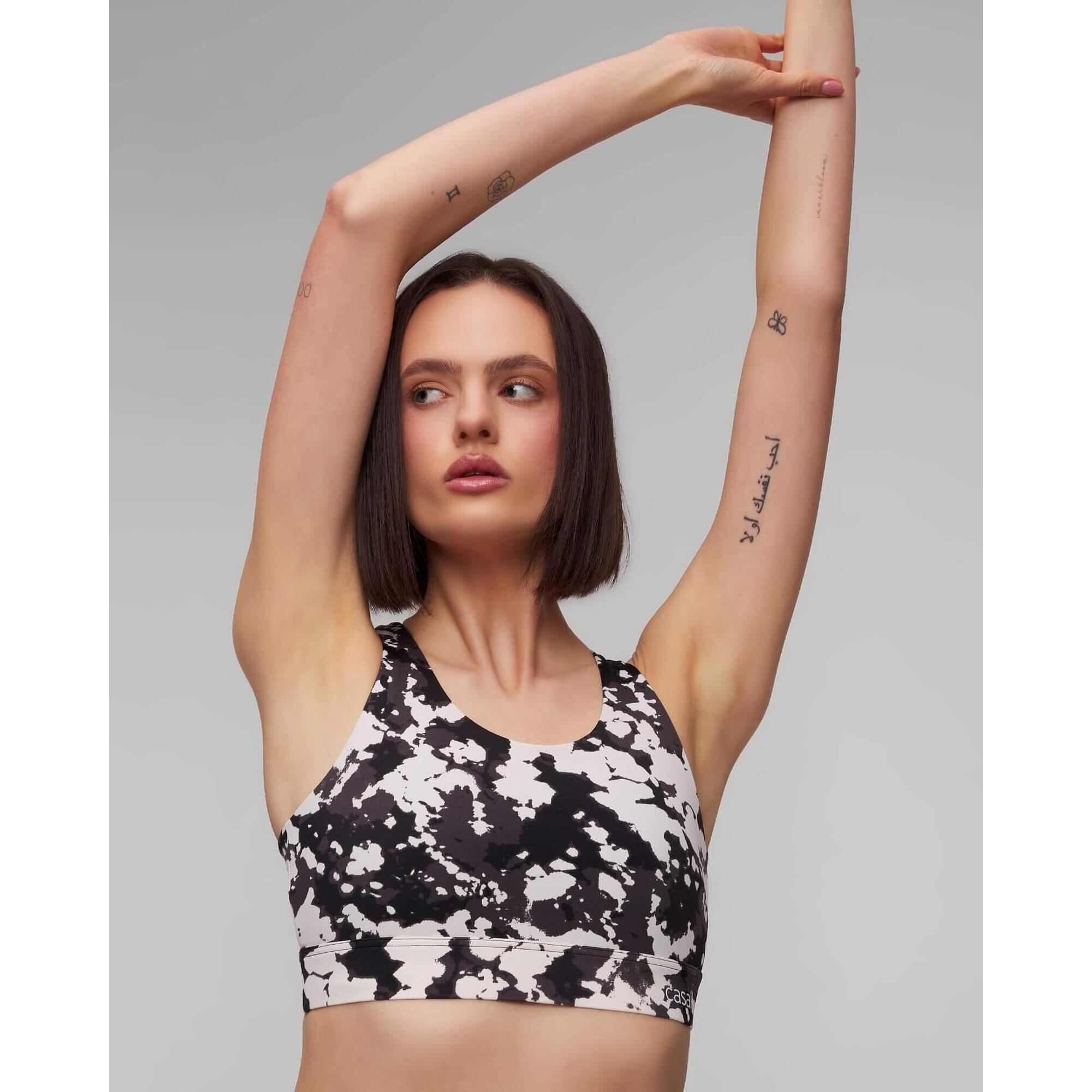 Stanik Sportowy Casall Crossback Średnie Wsparcie Joga Fitness