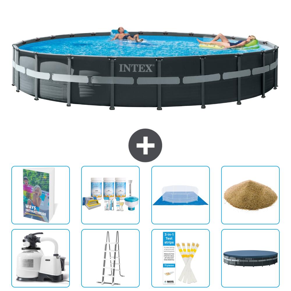 INTEX Basen Ultra XTR Okrągły - 732x132 cm - 9-częściowy S569