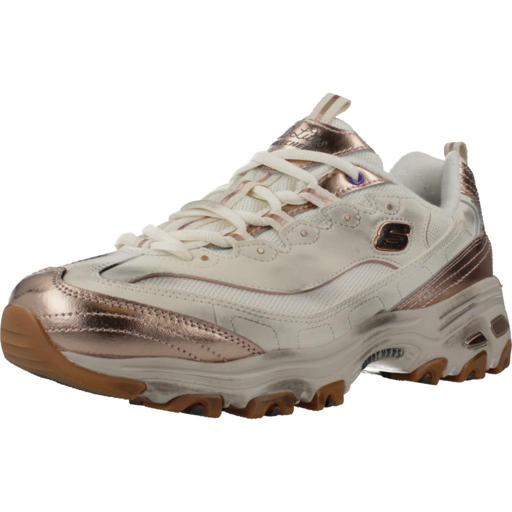 Buty SKECHERS DLITES-VINTAGE VISI Biały