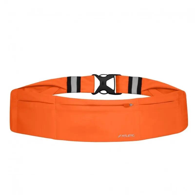 Pas neonowy 360° 3 wodoodporne kieszenie Fitletic