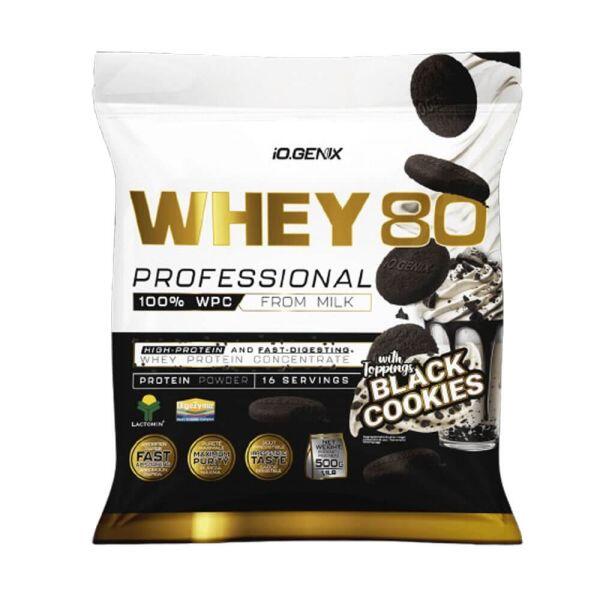 Whey 80 Professional - 500g Czarne ciasteczka IO.Genix