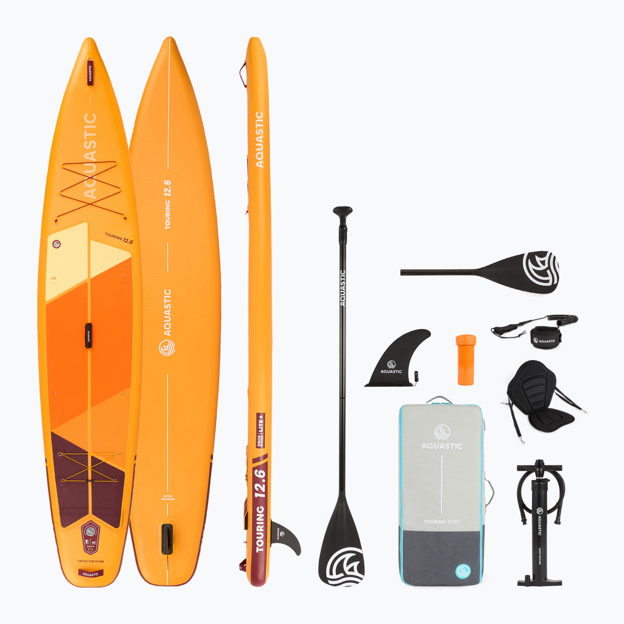 Deska SUP AQUASTIC Touring 12'6 Zestaw z siedziskiem