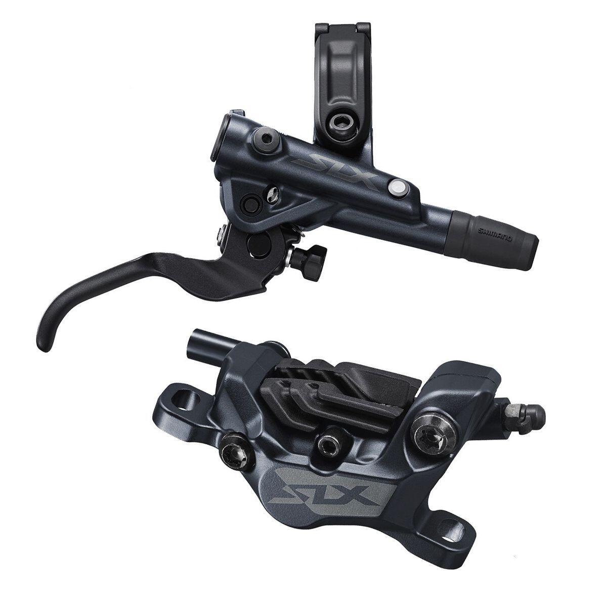 Zestaw hamulcowy tylny 4 tłokowy Shimano SLX M7120