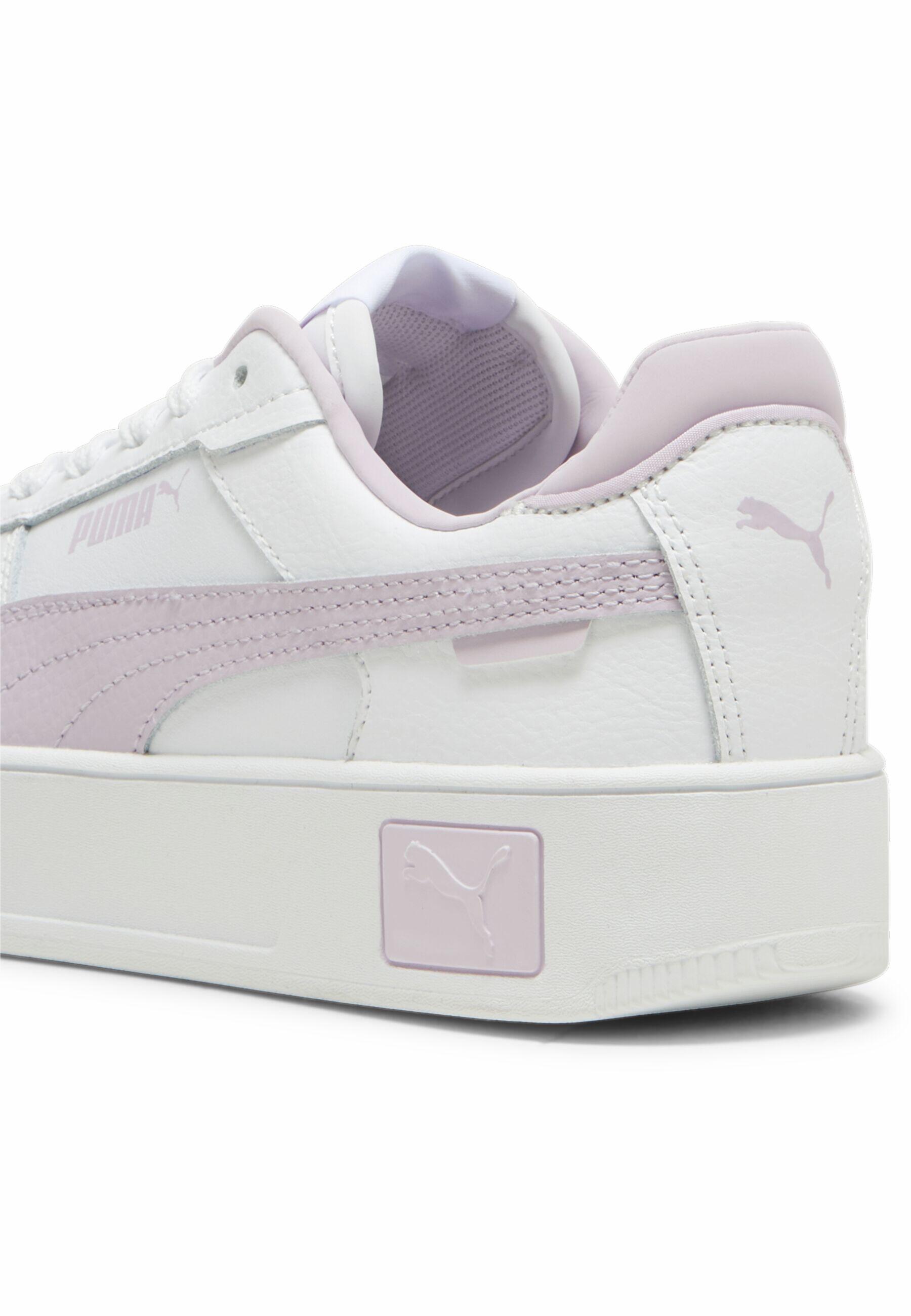 Młodzieżowe sneakersy Carina Street PUMA White Grape Mist Purple