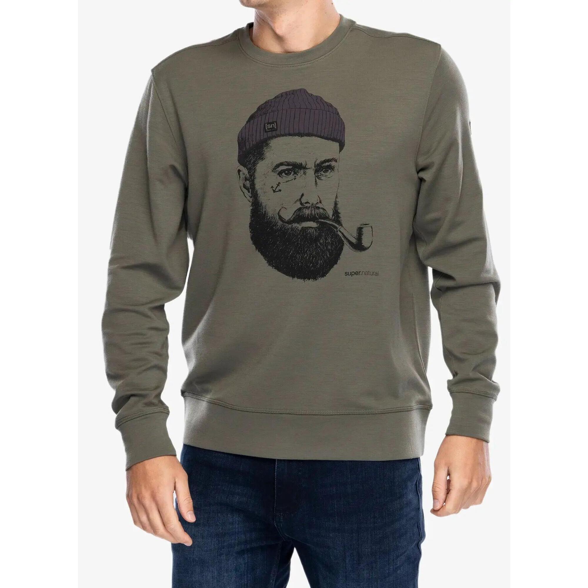 Bluza bez kaptura męska Super.natural Sn Sailor Crew