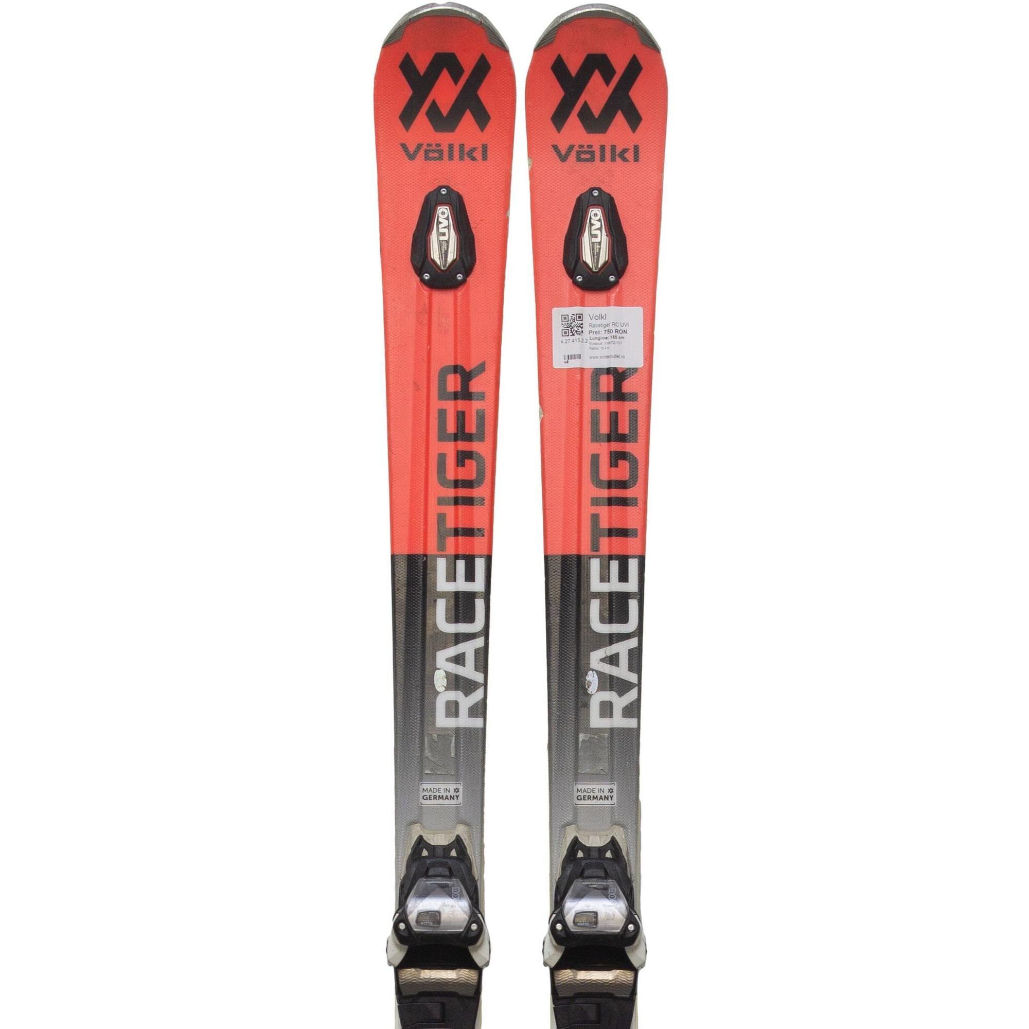 Second Life- Narty VOLKL Racetiger RC UVO 175 cm- Stan zadowalający