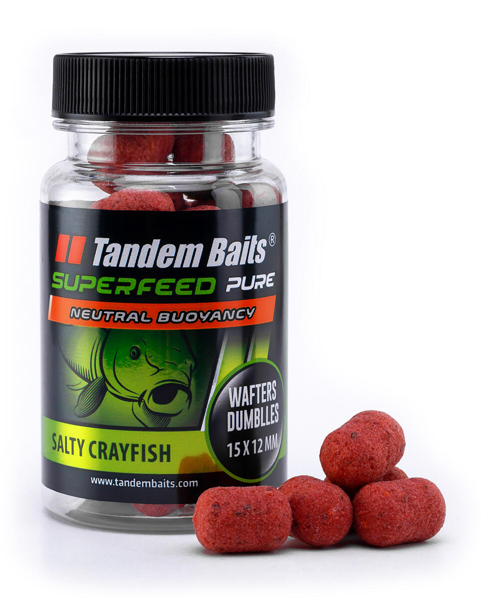 Waftersy Dumbells SuperFeed Pure 15/12 mm/30g Salty Crayfish