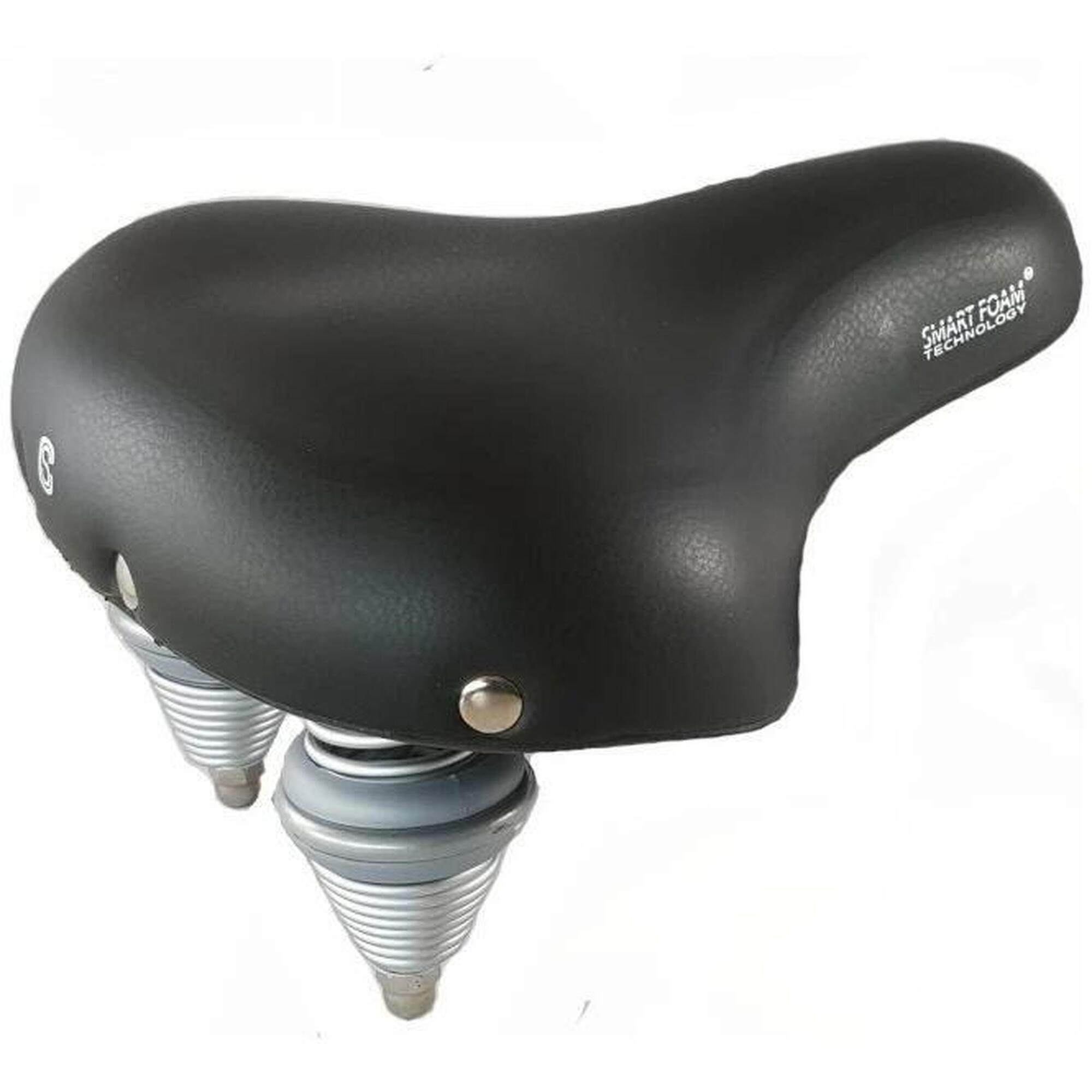 Selle Comfort FC2101C siodło vintage z żelem czarne