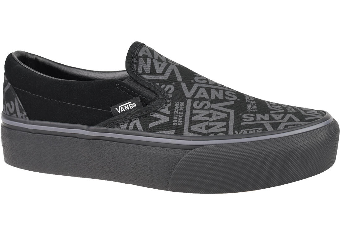 Buty sportowe do chodzenia damskie, Vans 66 Classic Slip-On Platform