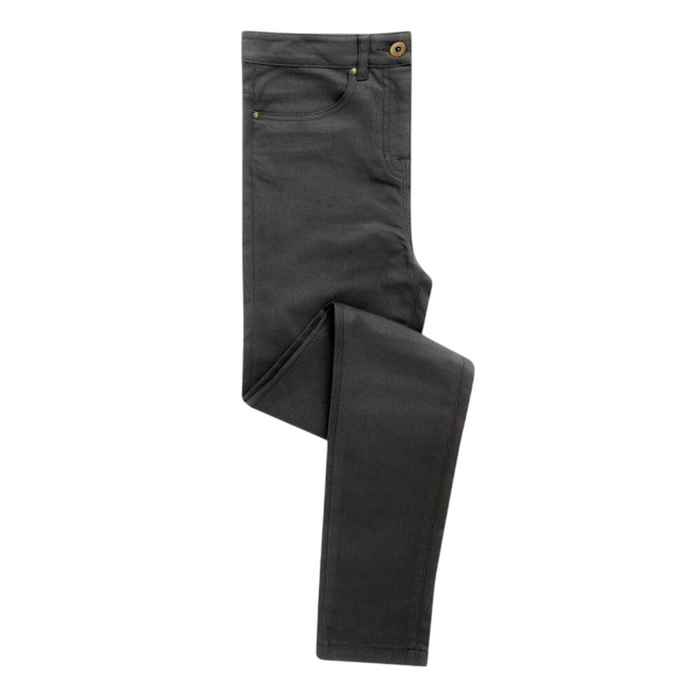 Chinosy Damskie O Wyglądzie Denimu