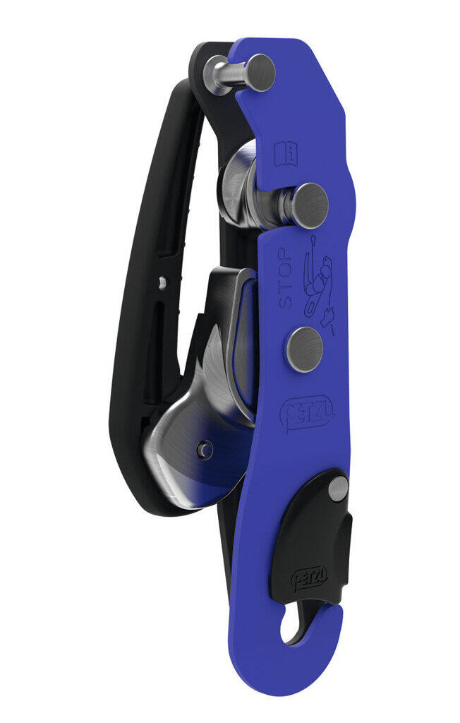 Przyrząd zjazdowy Petzl Stop - blue