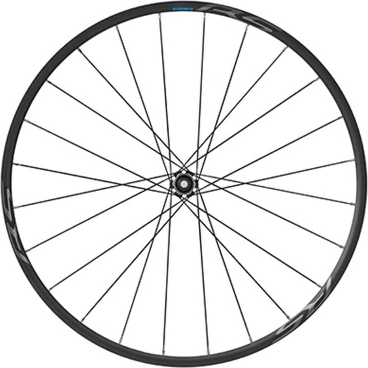 Koło rowerowe szosowe disc centerlock oś przednia 12-100mm Shimano RS370 tubeles