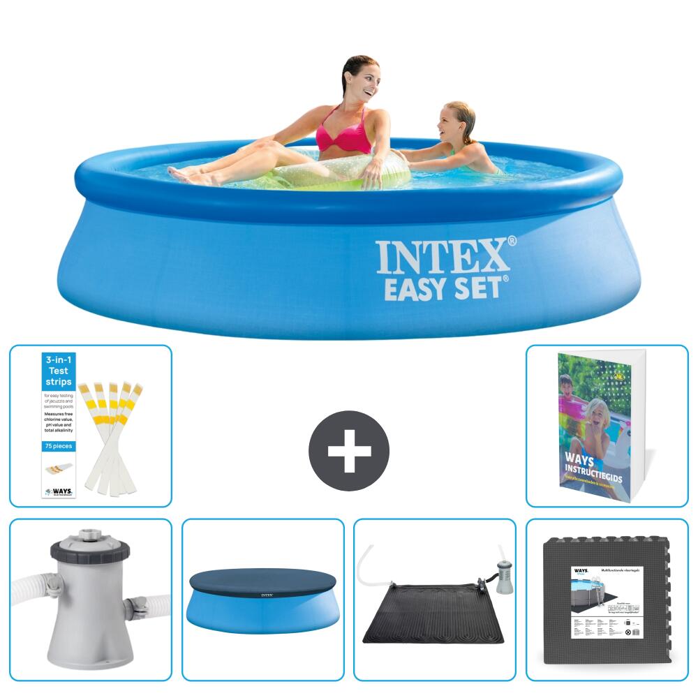 INTEX Basen Easy Set Okrągły - 244x61 cm - 7-częściowy S195