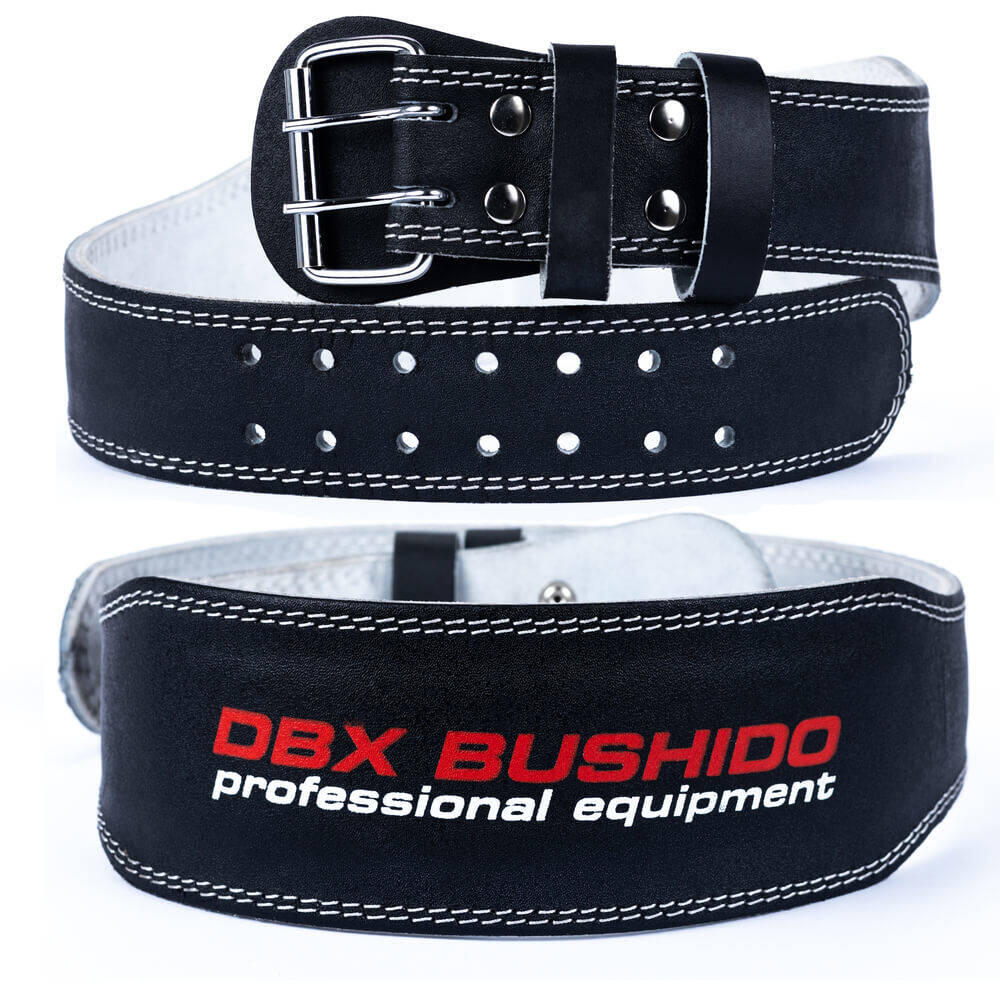 Pas kulturystyczny ze skóry DBX Bushido DBX-WB-3