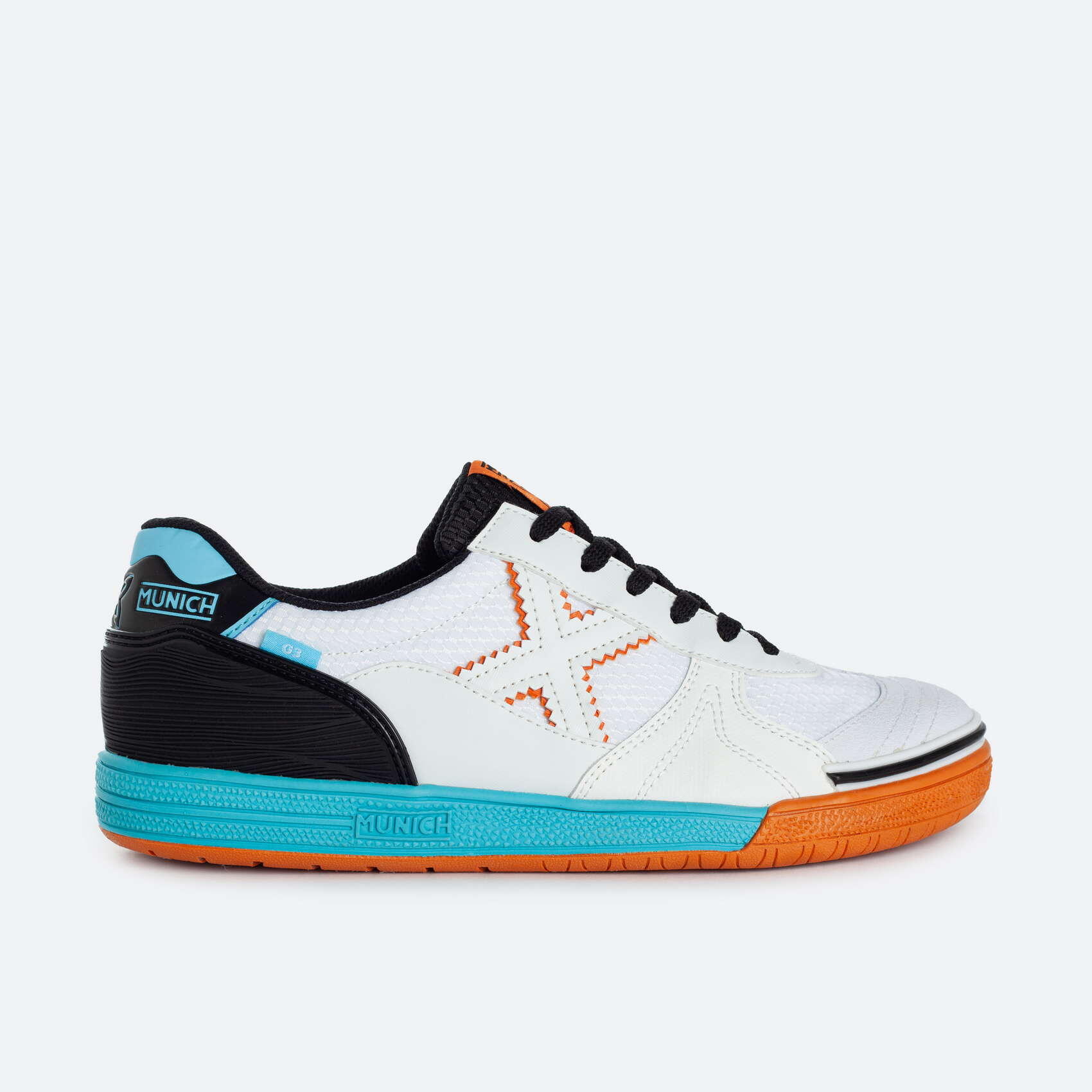 Buty piłkarskie męskie MUNICH G-3 Indoor blanco
