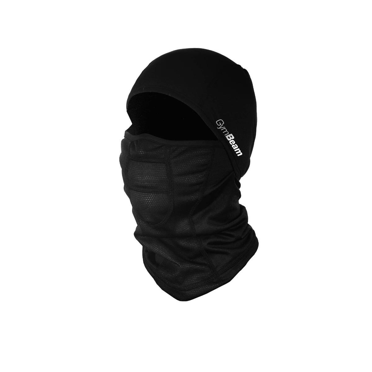 Maseczka-komin unisex zimowa z siatką czarna Balaclava