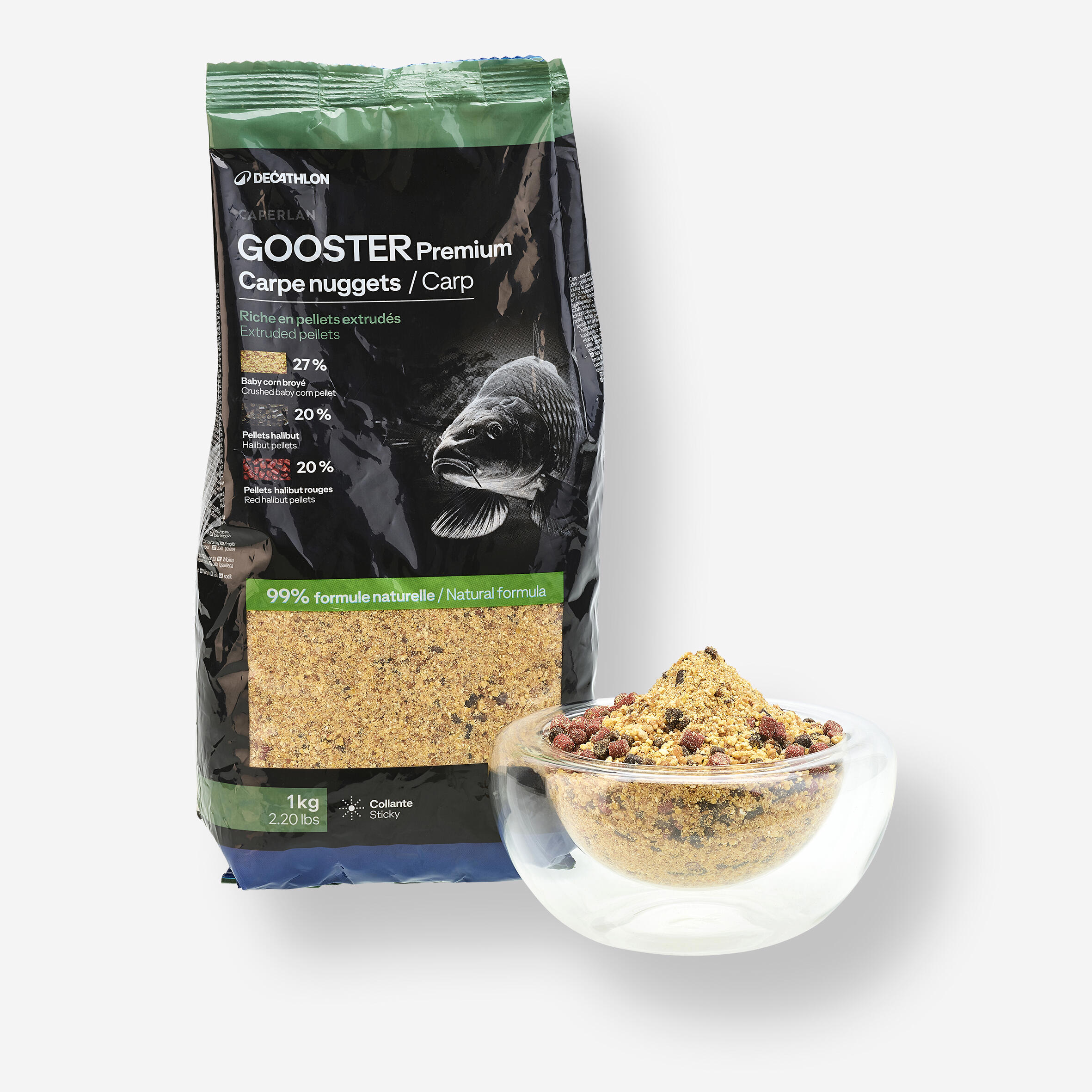 Zanęta Caperlan Gooster Premium Karp Nuggets 1 kg