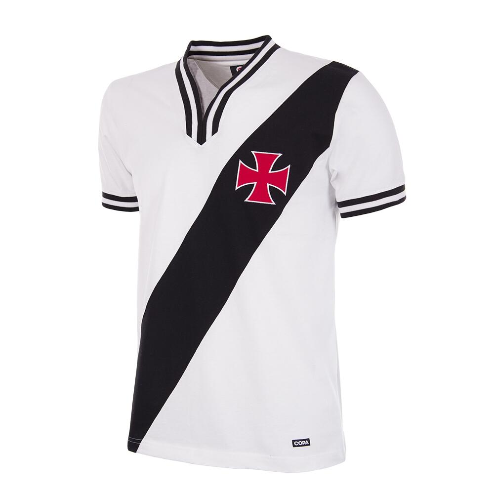 Koszulka piłkarska retro - Dorosły - Vasco da Gama 1975 Wyjazdowa - Biała