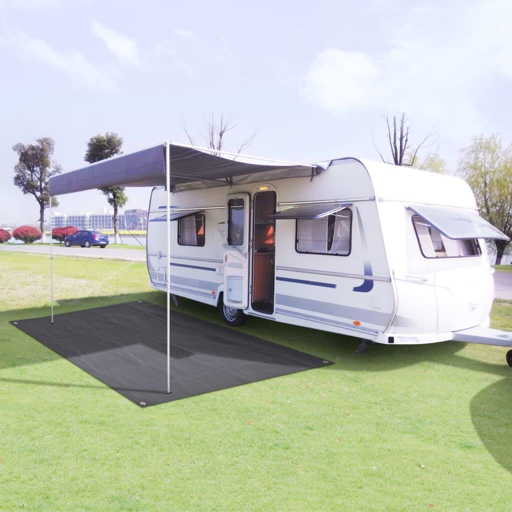 Dywanik pod namiot VidaXL 250 x 300 cm antracyt