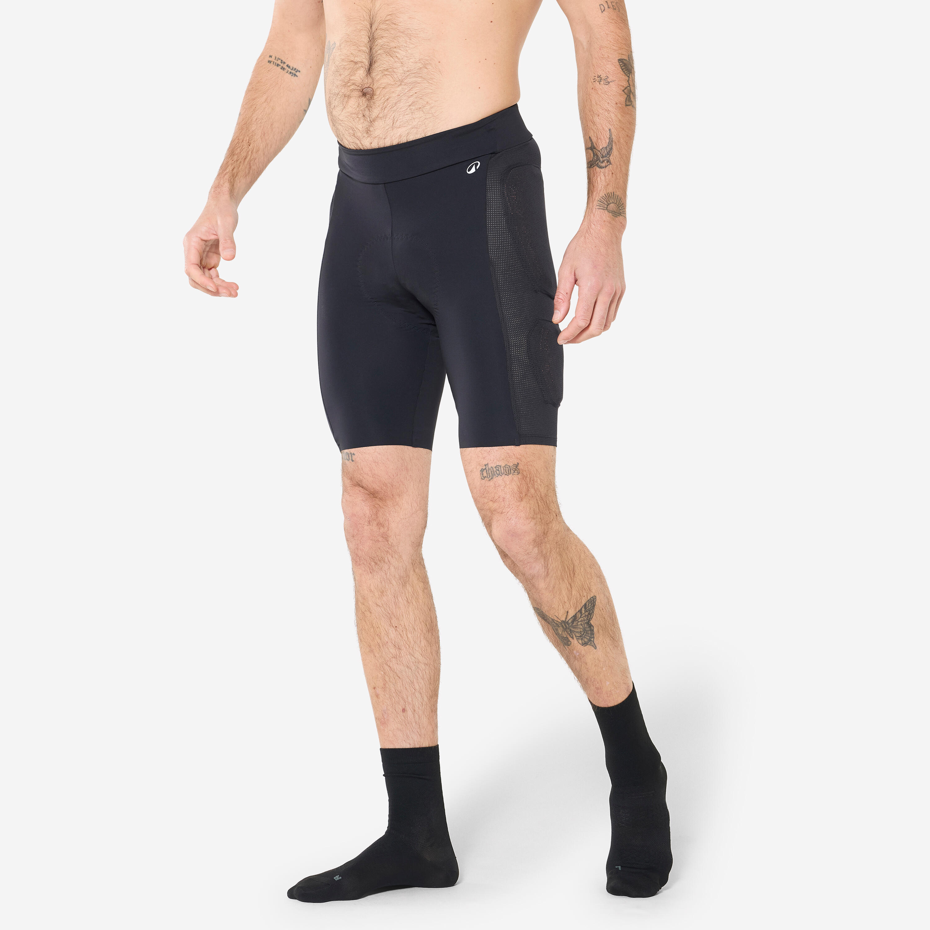 Spodenki pod szorty rowerowe MTB AM/Enduro Rockrider FEEL Protection D3O®