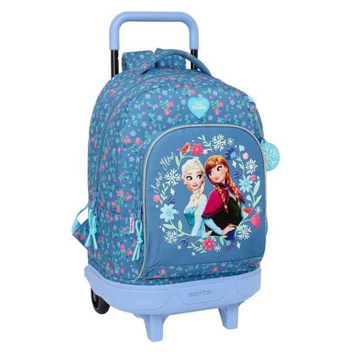 Torba szkolna z kółkami DISNEY FROZEN Niebieski