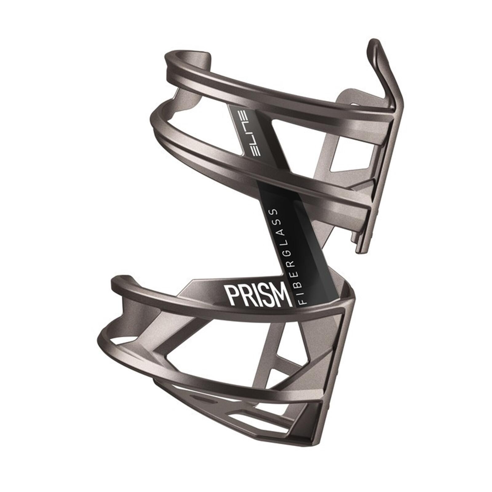 Elite PRISM LEFT boczny uchwyt na bidon tytan/czarny Ø74mm