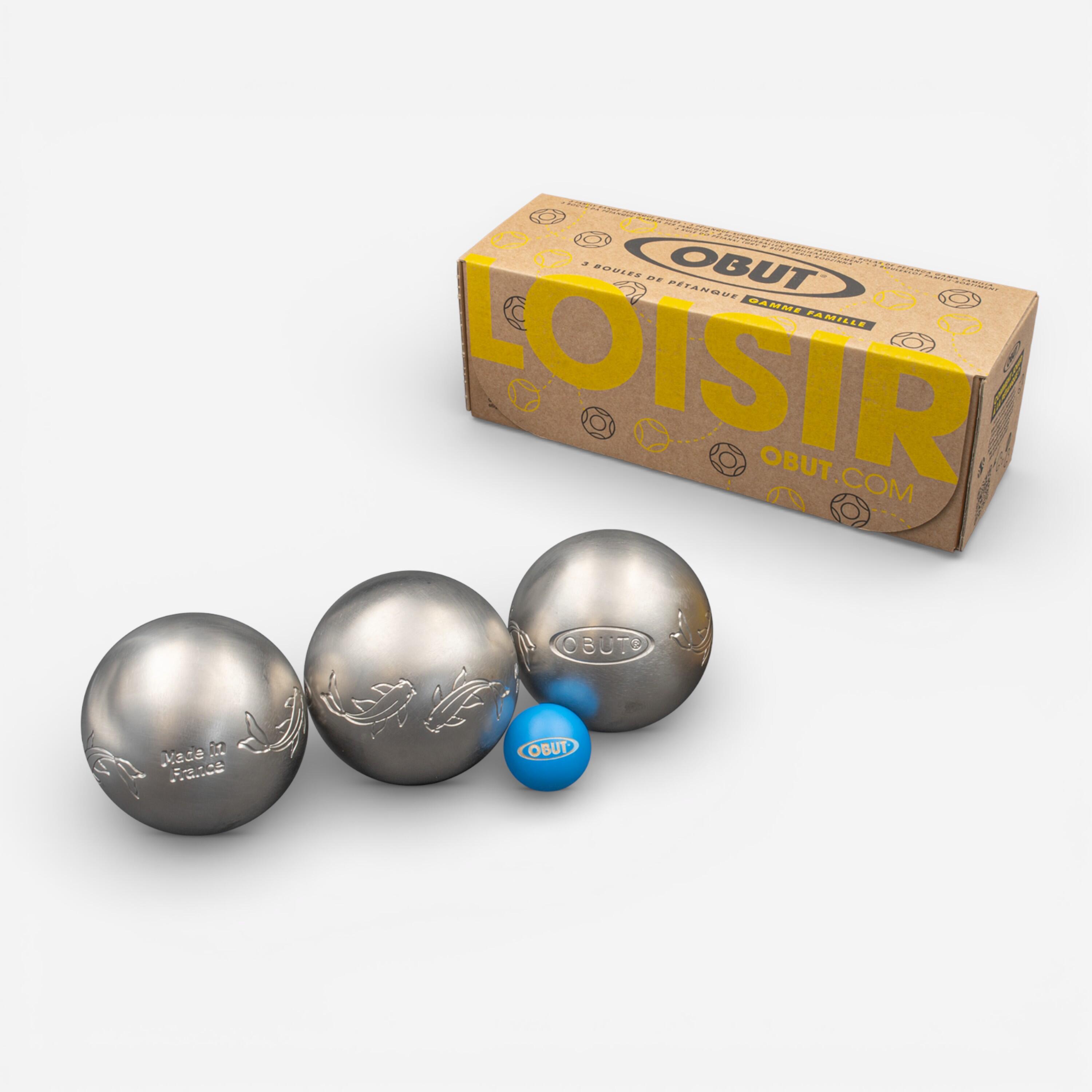 Bule do rekreacyjnej gry w petanque Obut Carpe Koï ze stali nierdzewnej