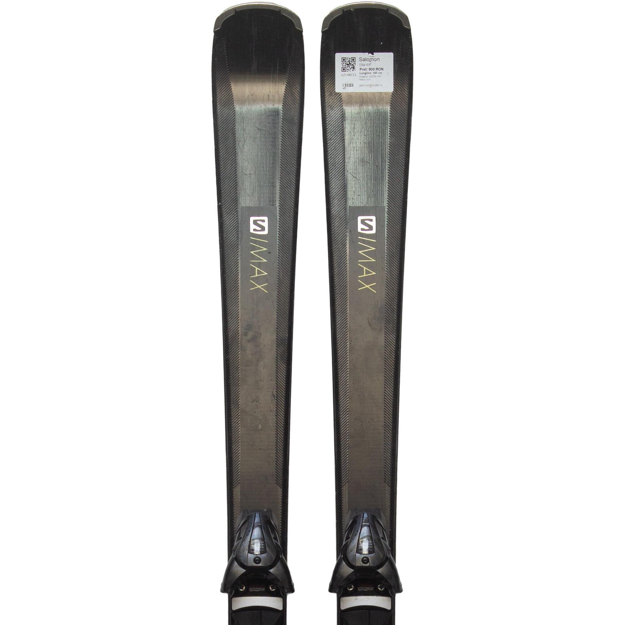 Second Life- Narty SALOMON S Max W HT 160 cm- Stan bardzo dobry