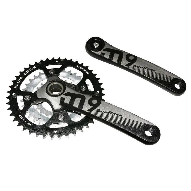 Zintegrowany aluminiowy mechanizm korbowy do rowerów górskich z kielichami Sunra