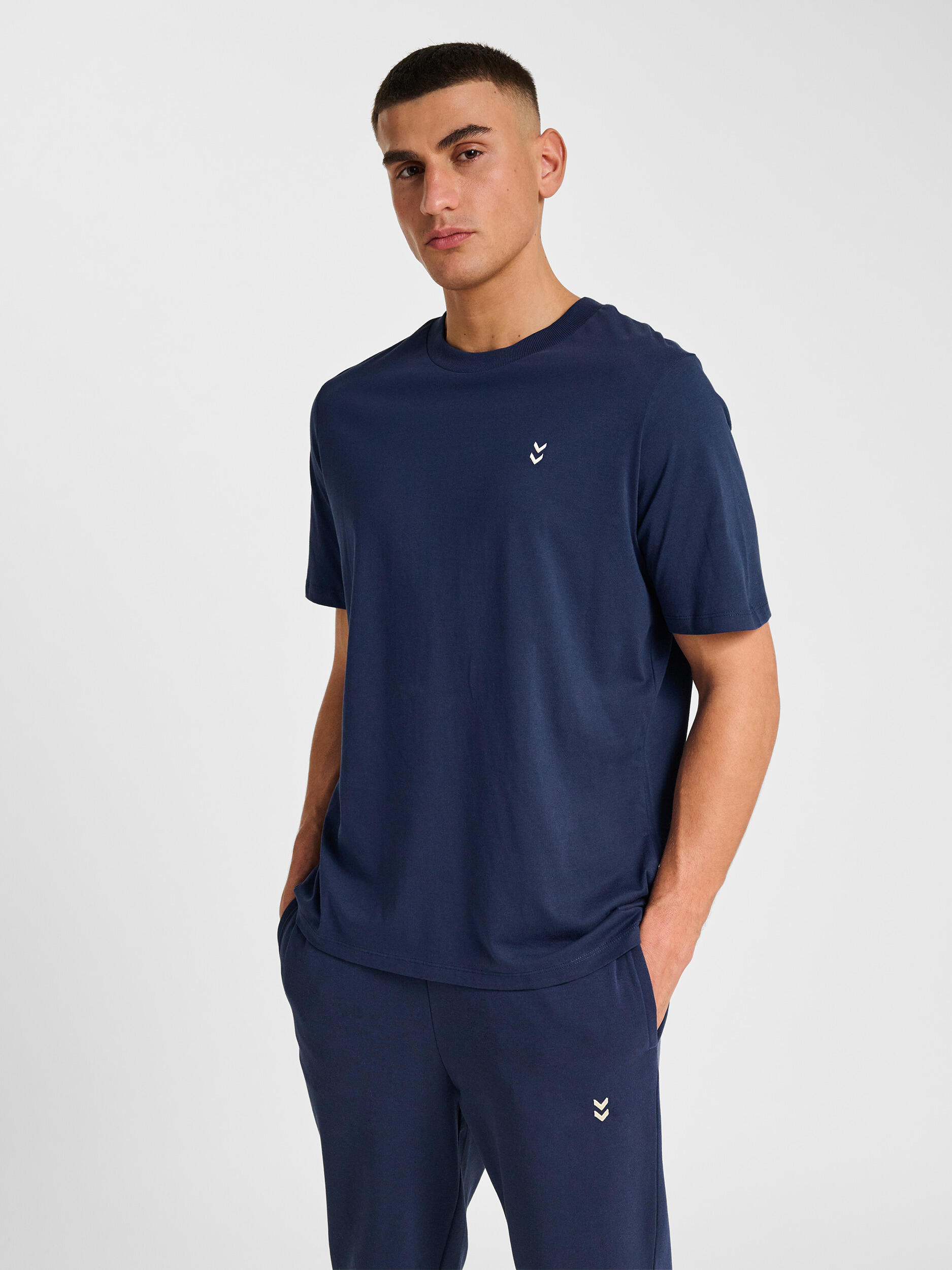 Hummel koszulka męska bawełniana logo haftowane hml Pulse T-shirt