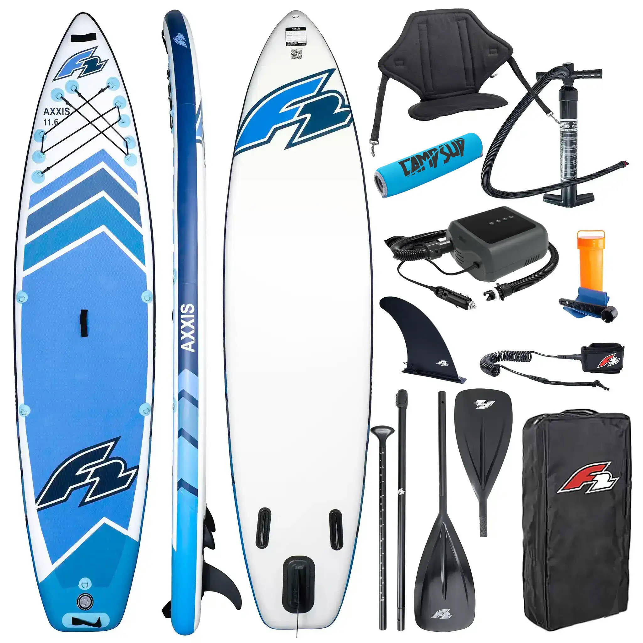 Deska pompowana SUP F2 Axxis 10'5 Light Blue SUPER Combo