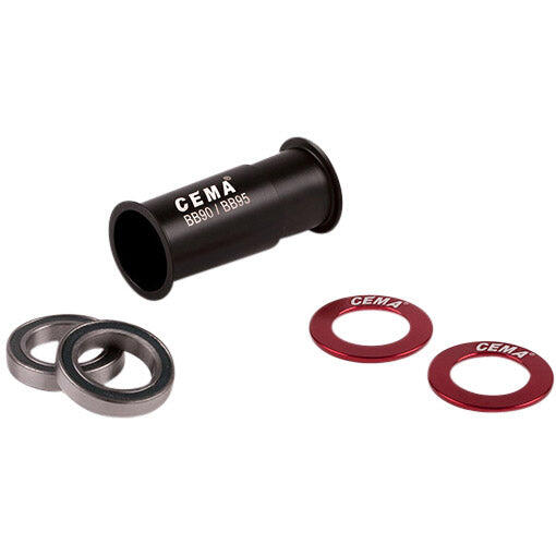 Cema Suport BB90-BB95 czarno-czerwony