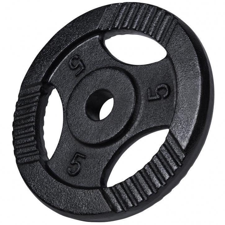 Obciążenie (1,25 - 20 kg) 31mm talerz żeliwny grip z uchwytami Gorilla Sports