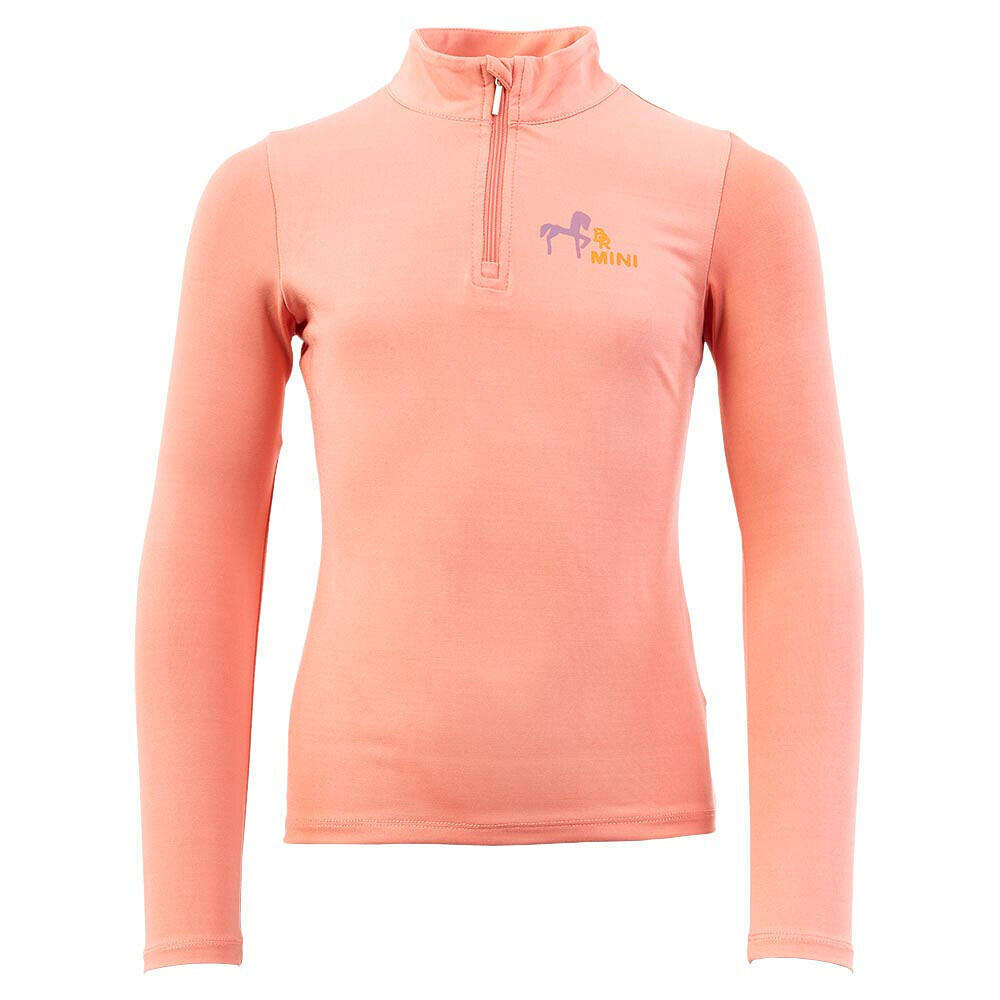 Dzieciaka z długim rękawem zamek błyskawiczny T-shirt BR Equitation Mini Horse