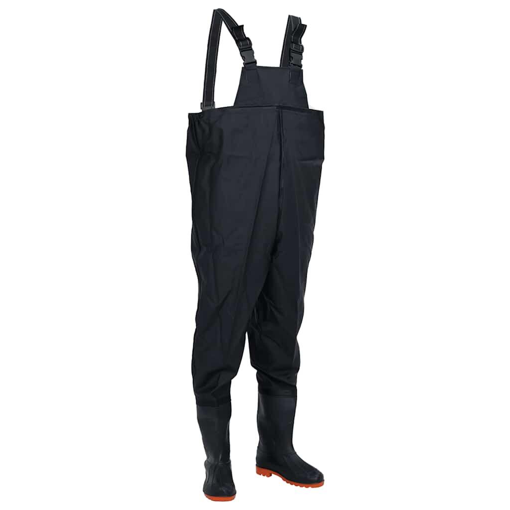 VidaXL Waders z butami rozmiar 42 czarny
